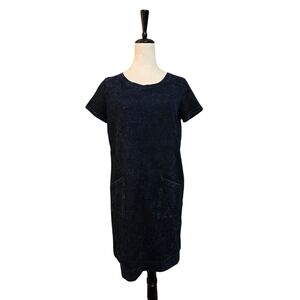 Jane and Delancey Blue Sheath Dress for Casual Work with Short Sleeves